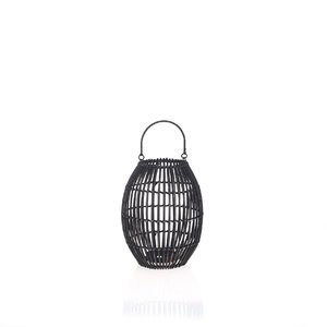 Rattan lámpás Kbas fekete KB330633